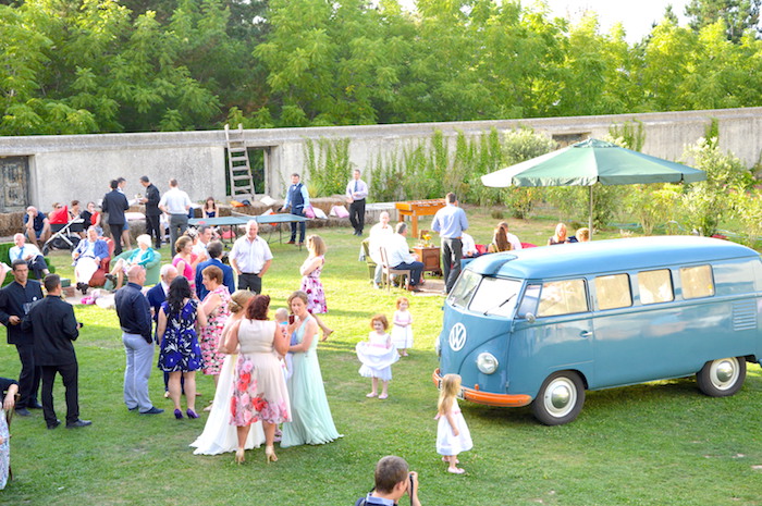 vintage orange wedding in the quinta