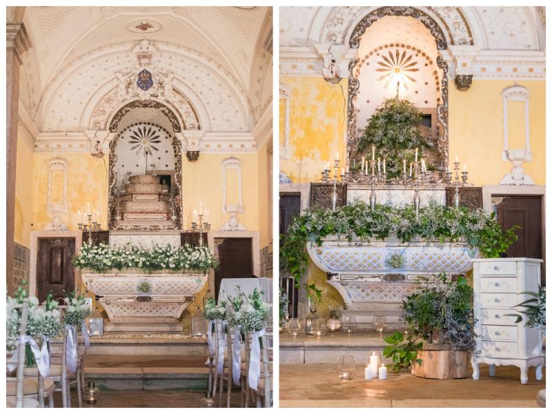 Symbolic Chapel Wedding Ceremony Portugal